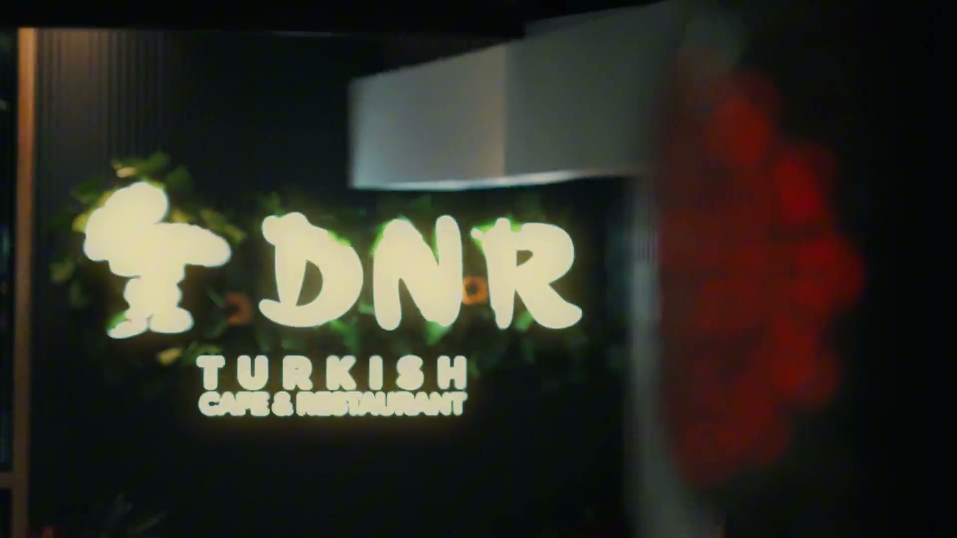 DNR Turkish Café sign